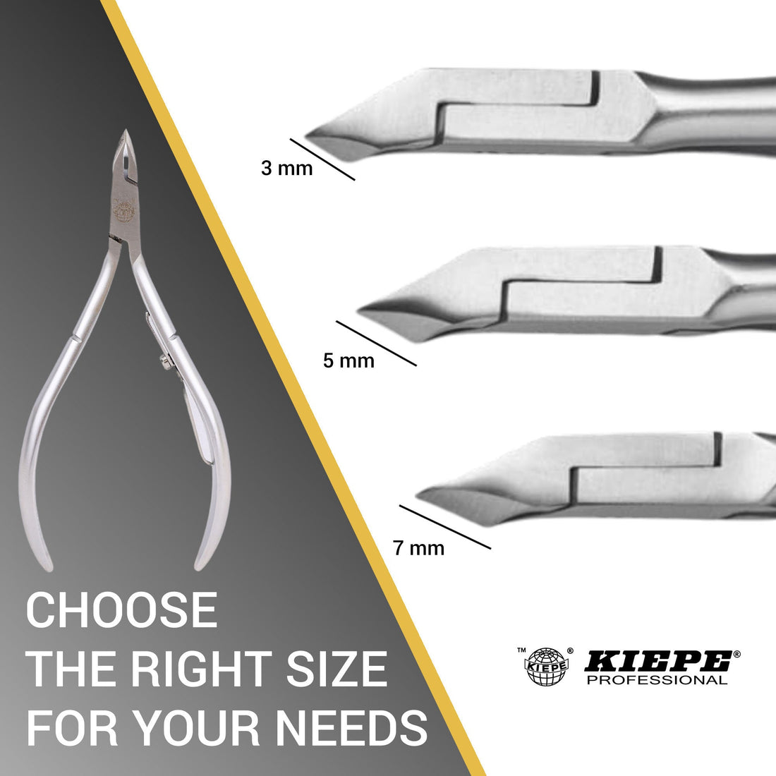 Kiepe - Cuticle Nippers Extra Sharp Stainless Steel Cobalt 0603.10