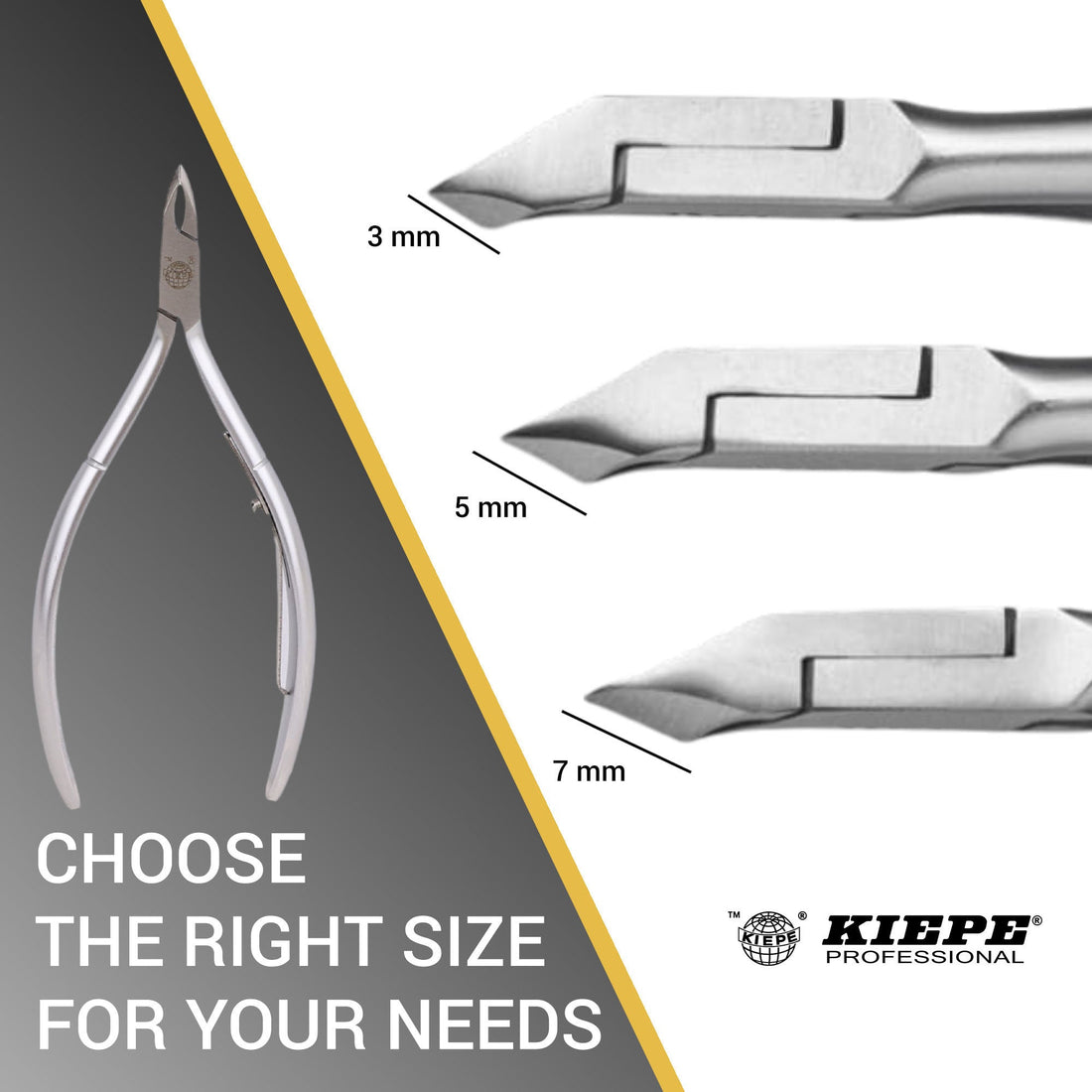 Kiepe - Cuticle Nippers Extra Sharp Stainless Steel Cobalt 0603.12