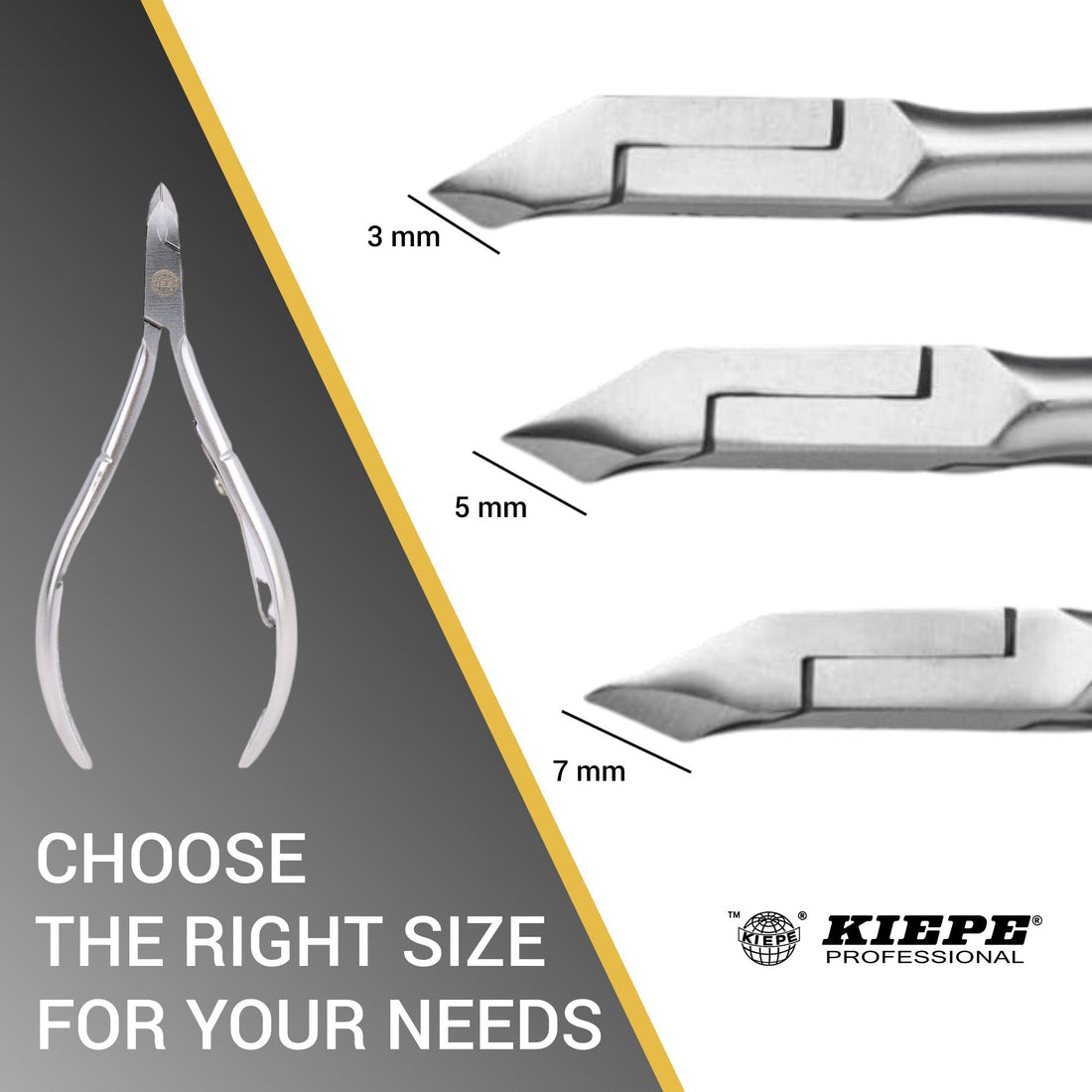Kiepe - Cuticle Nippers Ultra Sharp Carbon Steel Chrome Plated 0684.10