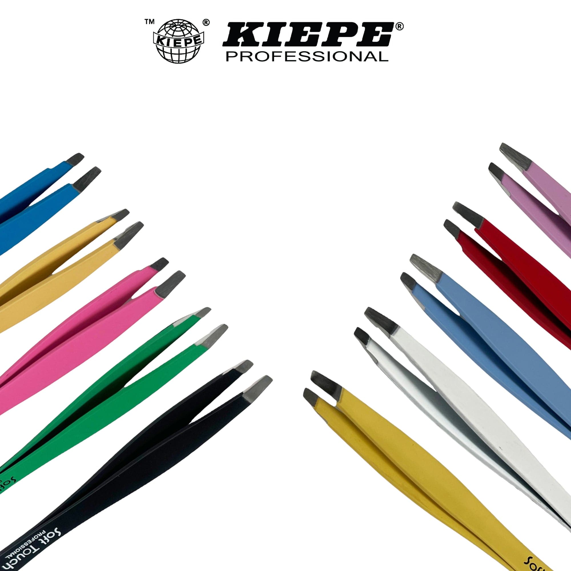 Kiepe - Soft Touch Oblique Tip Tweezer 10cm