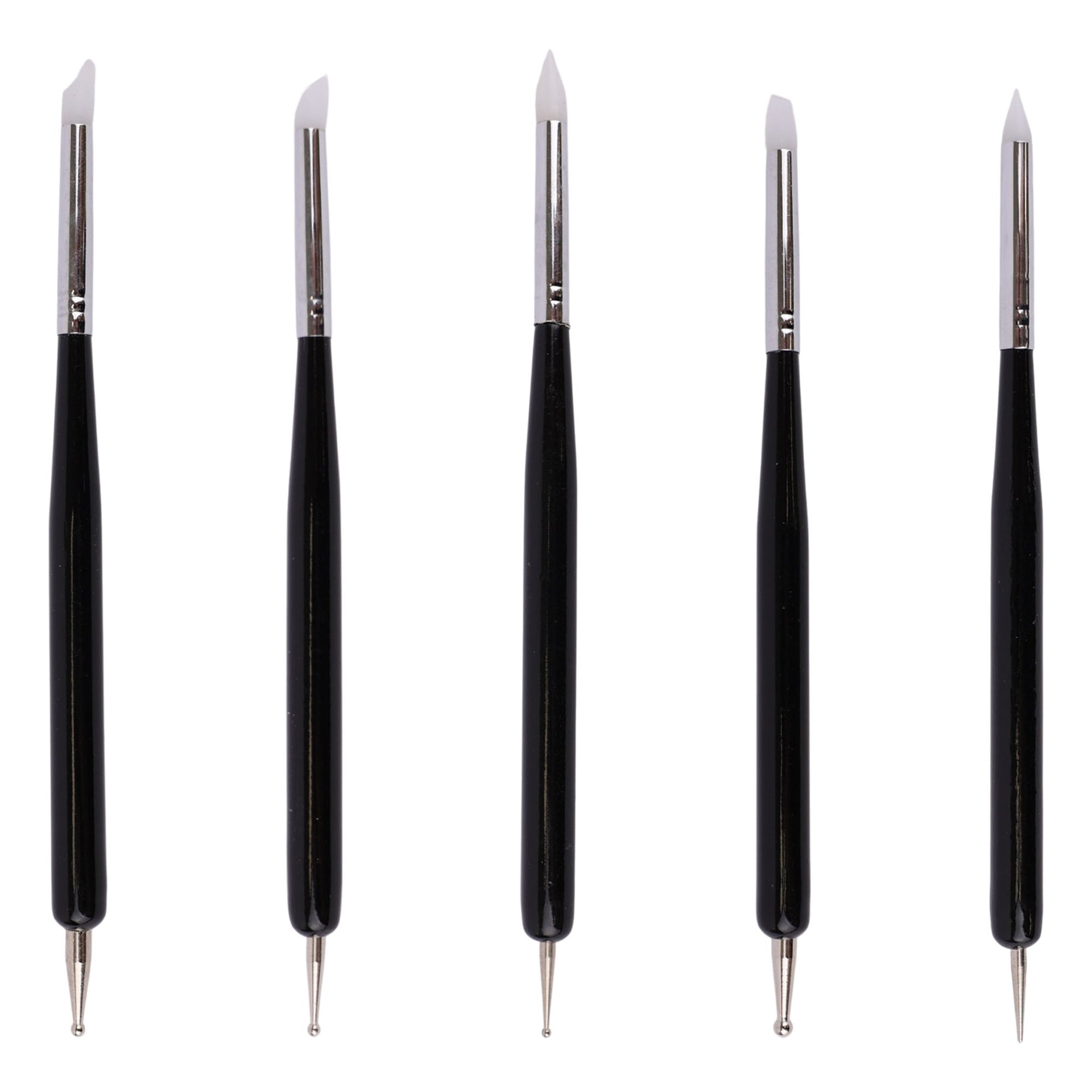 Kiepe - Nail Art Design Silicone & Dotting Tools Set 5pcs