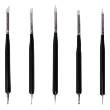 Kiepe - Nail Art Design Silicone & Dotting Tools Set 5pcs