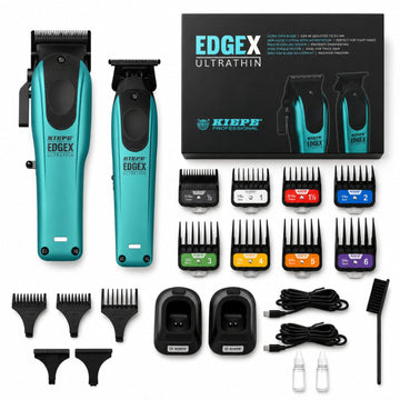 Kiepe - Professional Edge X Ultrathin Clipper & Trimmer Set - Teal