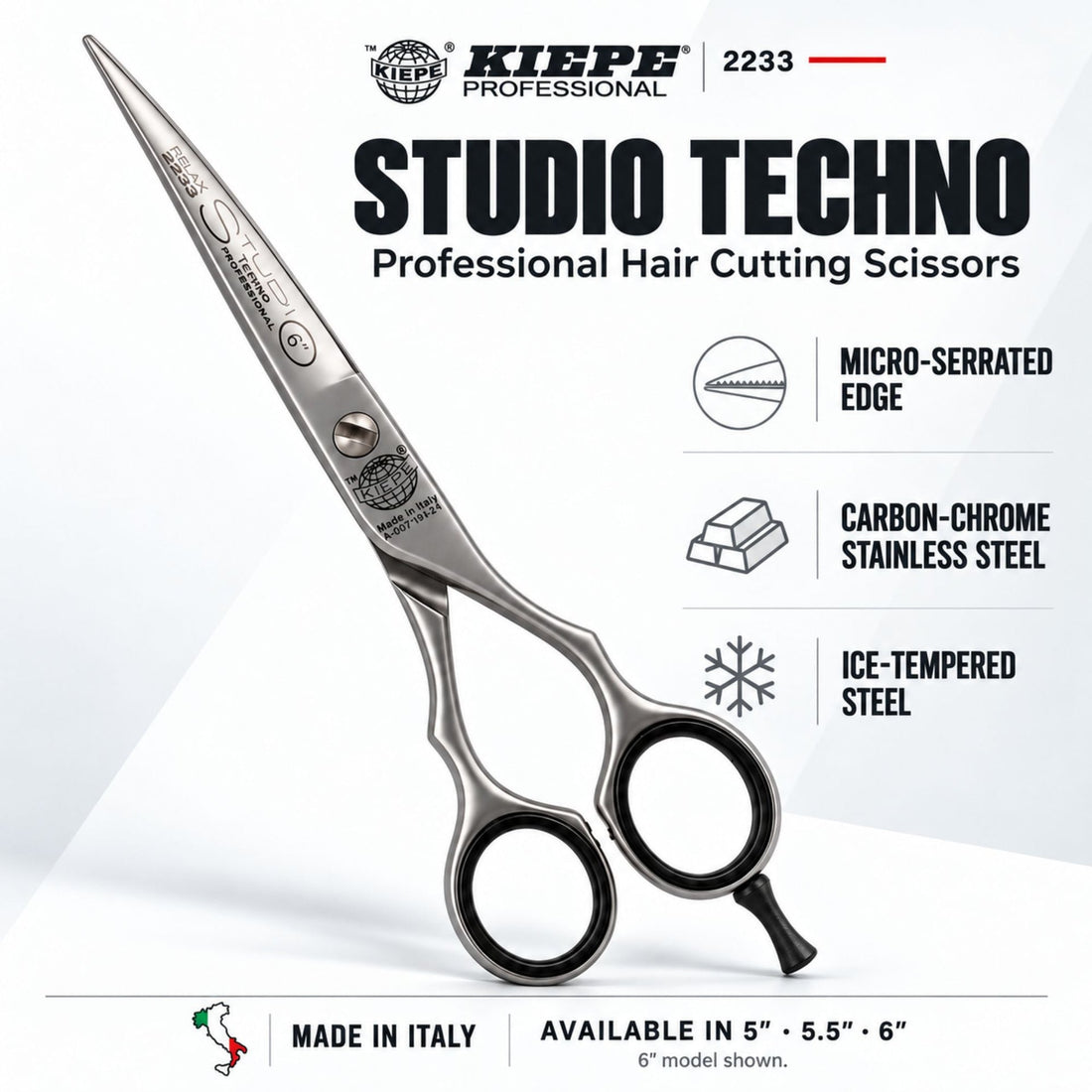 Kiepe - 2233 Studio Techno Scissors 6 Inch (16cm)