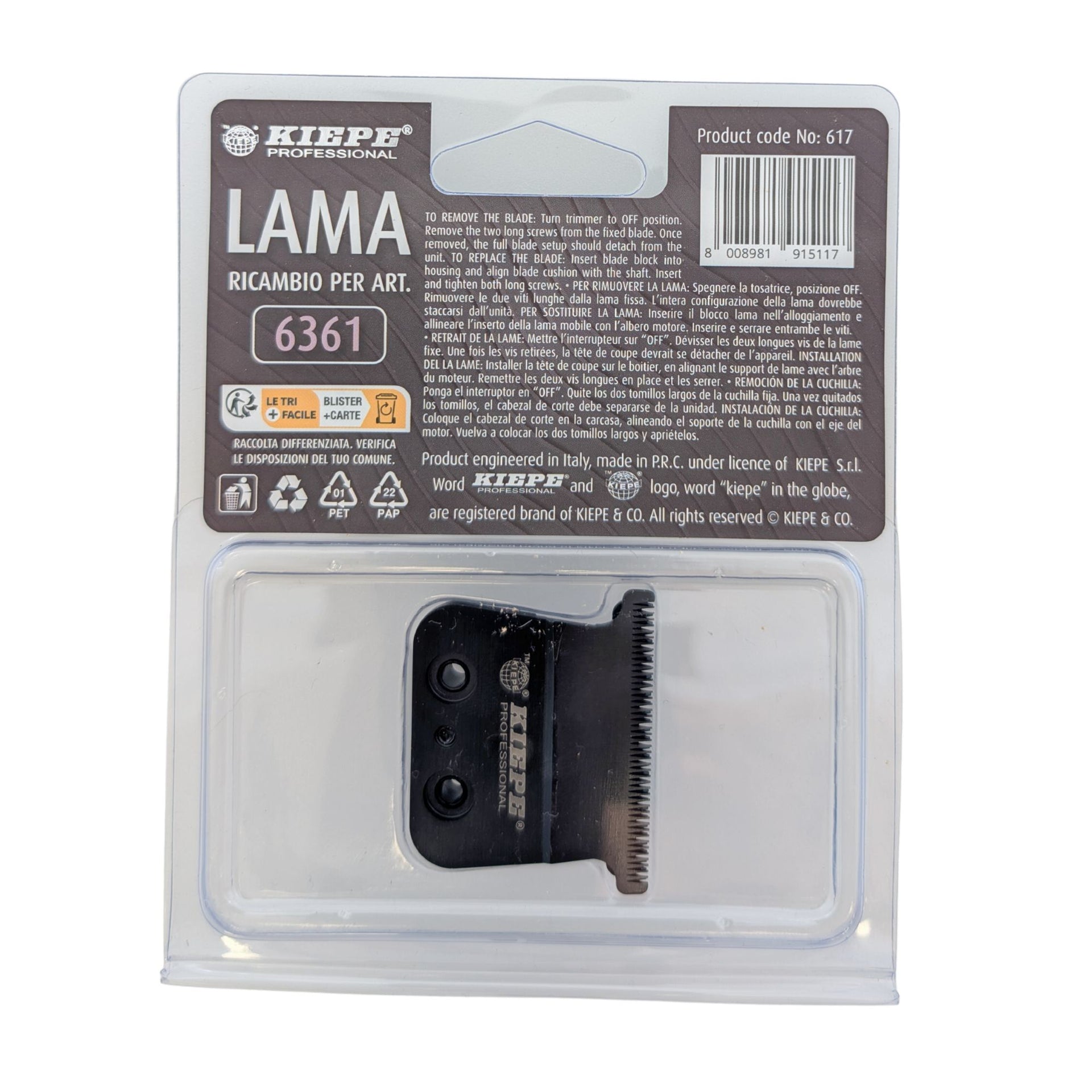 Kiepe - 617 Trimmer Blade for Kiepe Hepike